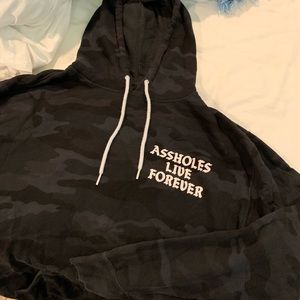 ALF LIGHTWEIGHT GREY CAMO HOODIE